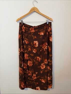 Vintage Brown Maxi Skirt